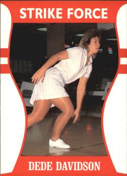 1991 Little Sun Ladies Pro Bowling Tour Strike Force #41 Dede Davidson Front